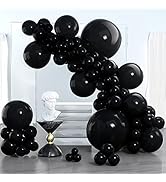 Amazon.com: PartyWoo Black Balloons 127 pcs Different Sizes Pack of 36 ...