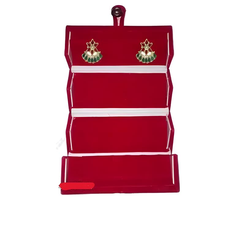 Image of Clothing Storage Box For Home improvement Ear ring Red storage box 1PC
