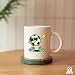 Imagen de Panvola Taza de cerámica de 325 ml con balón de fútbol para entrenadores