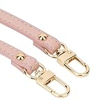 Oumefar Pasek do torby z haczykiem zatrzaskowym skórzana torebka na ramię regulowany pasek część zamienna torba DIY akcesoria 107 ~ 125 cm (różowy Cornel Pink/)