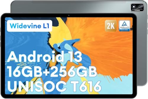 Headwolf HPad2 Pro Android 13 Tablet 11 Zoll,16GB RAM+256GB ROM,T616 Octa-Core,2K FHD Widevine L1,8MP +20MP/7700 Akku/20PD,4G LTE+WiFi 5G,Face ID/BT5/TUV/GPS/OTG