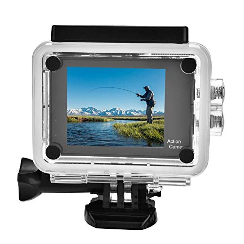 �A�N�V�����J���� ���O WiFi HD 1080P �X�|�[�c�J���� 140°�L�p�����Y 2.0�C���` HD�X�N���[�� 1.3MP�s�N�Z�� �^���J���� �h���n�E�W���O�}�E���g�t�� �A�N�V�����J��