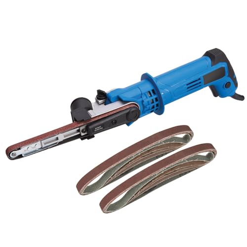 PONCEUSE, LIME ELECTRIQUE BANDE ETROITE + 10 BANDES ABRASIVES