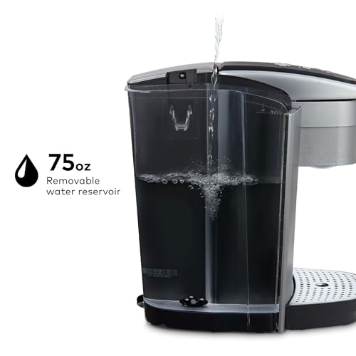 Keurig K-Elite Single Serve K-Cup Pod Coffee Maker, with Strength and Temperature Control, Iced Coffee Capability, 8 to 12oz Brew Size, Programmable, Brushed Silver - image 9