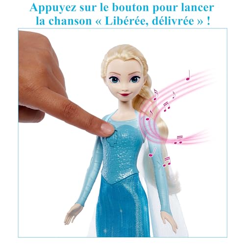 La Reine des Neiges Elsa Mattel Poupée Chantante Disney « Libérée délivrée » HMG31 - vue 6