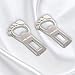 2 Pack Bottle Openers, Metal Seat Belt Buckle Clip Multipurpose Fit on your Keychain