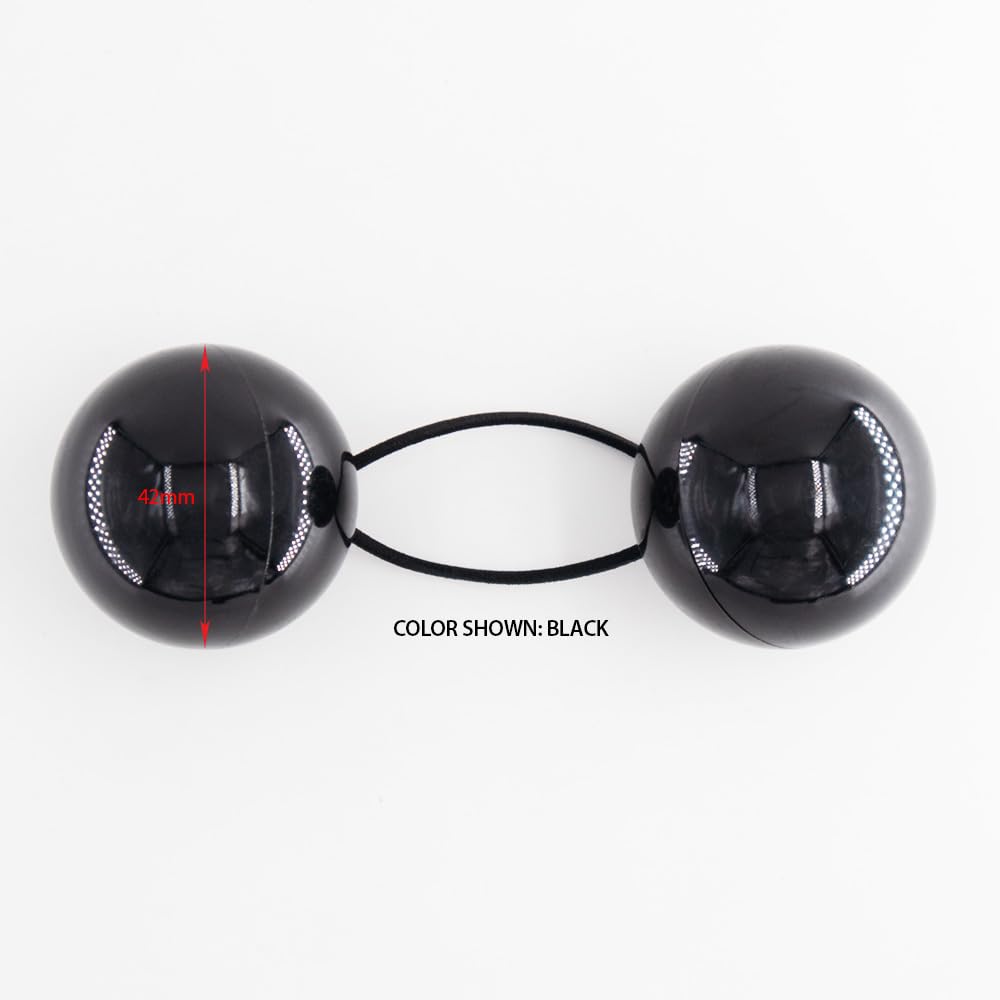 Amazon.com : 4 Pcs 42mm Large Ball Hair Ties Ponytail  display picture 1