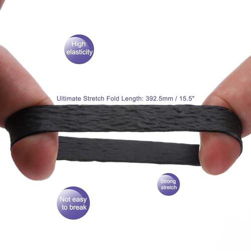 Bandas de goma para el cabello y documentos que no se rompen al estirar 4