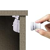 YOOFOSS Baby Safety Magnetic Cabinet Locks - No Tools Or Screws Needed - 8 Locks + 2 Drawer Handles Key