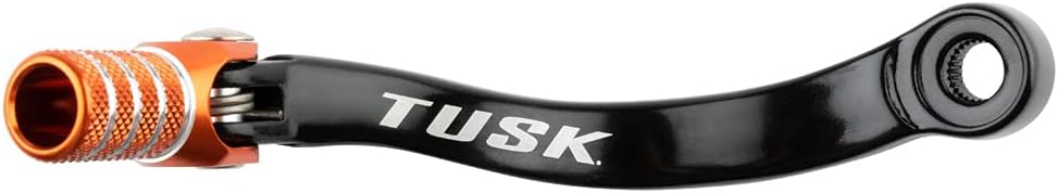 TUSK Folding Shift Lever Black/Orange Tip Compatible with KTM 300 XC 2006-2016/300 XC-W 2008-2016/250 XC 2006-2016