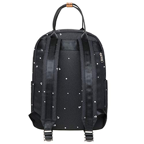 Kaukko Lightweight Backpack Casual Travel Daypack Causal Backpack Shoulder Book Bag Multipurpose Daypacks (06-2-Black) #TOP3