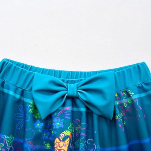 Image of 2PCS Girls Princess Swimsuit Two Piece Toddler Bikini Set Ruffle Bathing Suit Swim Wear Dress Up