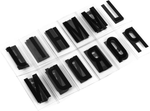 Ersatz-Buchstaben und Zahlenschilder, schwarz, für A4-Briefkasten, Nachrichtenbrett, Präsentationstafeln, 65,4 x 35 mm (LED-Lichtbox ist nicht im Lieferumfang enthalten), 104 Stück