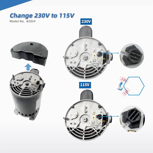 B2854 1.5HP Pool Pump Motor Replace Century/AO Smith B2854 Pool Pump Motors - Image 6