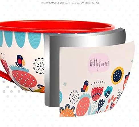 koolbitz 30 Pcs kids Tin Tea Set Party with Dessert candy muffin Toys Including Cups & Plates, Metal Teapot, Washable Dishes, Safe Material, For Little Girls Enhance Child Skills