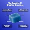 Optimum Nutrition Creatine Monohydrate Gummies, Blue Raspberry Flavor, 105 Count, 35 Servings, 5g Creatine per Serving (Packaging May Vary)