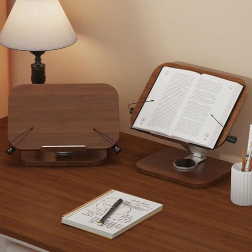 Soporte de madera para libros, portátil y almohadilla de dibujo multifunción 8