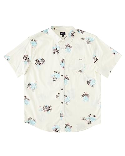 Billabong Boy's Sundays Mini Short Sleeve Shirt (Big Kids) Stone Lg (14 Big Kid) #TOP18