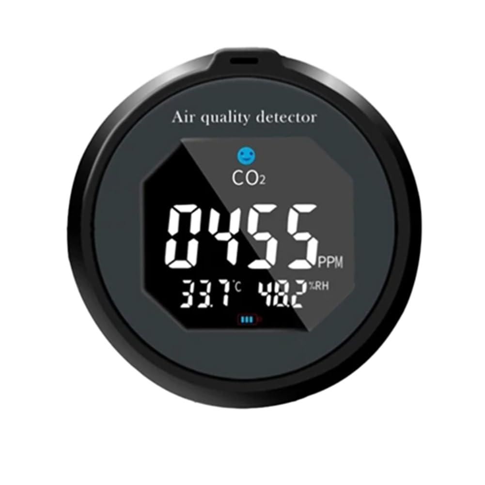 Littimoon Air Quality Detector Tester CO2 Meter Alarm Instrument Multifunctional Thermohygrometer for Home