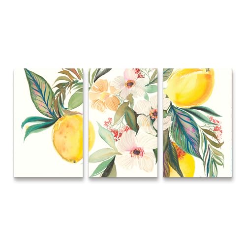 3 Panel Wall Art Set - Kristy Rice 'Citrus Summer