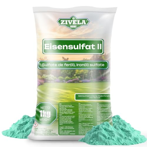 Zivela Eisensulfat II Heptahydrat FeSO4, Eisendünger, Antimoos (1 kg)
