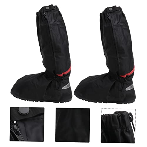 Cubiertas para zapatos HANABASS, 1 par, impermeables, de goma y tela oxford, para lluvia, nieve y barro miniatura 6