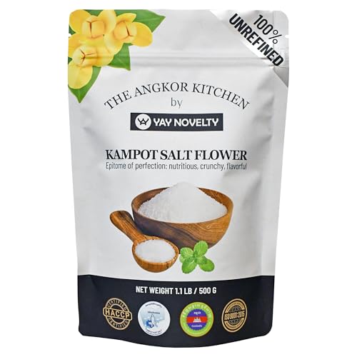 Kampot Sea Salt Flower 1.1 lb / 500g miniatura 1
