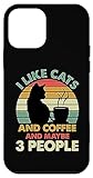 iPhone 12 mini Tender I LIKE CATS & COFFEE Kitty Lover Cupper Case