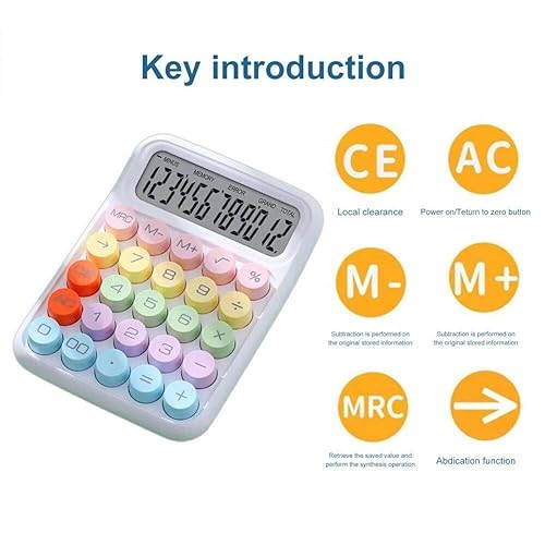 Calculadora de mano compacta para resolver cuentas escolares rapidas 5
