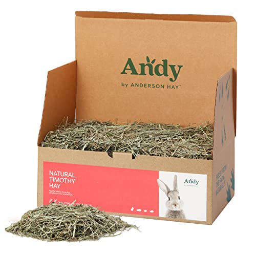 Andy 2nd Cut Timothy Hay, Premium Rabbit Food, 7 lb Box, Guinea Pig and Chinchilla Hay, Balanced Nutrition for Rabbits, Chinchillas, and Guinea Pigs - image 8