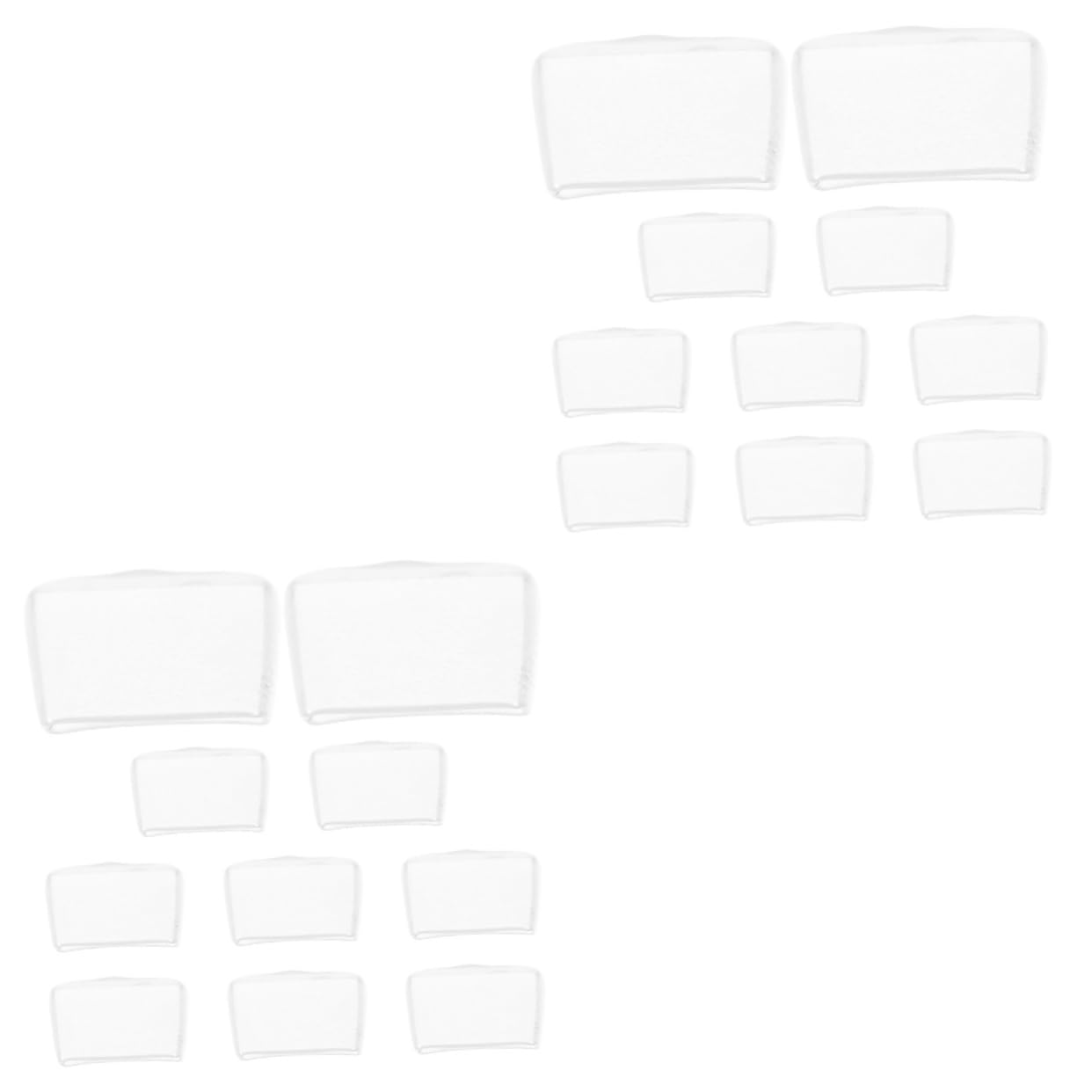 Unomor 2sets Replacement Pliers Tips for Glass Cutting Stained Glass Pliers Tips Rubber for Jewelry Making Easy Use 10pcs*2