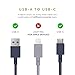 Native Union Night Cable USB-C to USB-A-10ft Ultra-Strong Charging Cable with Weighted Knot for Samsung Galaxy Z Flip3, Z Fold3, S21+, Google Pixel 6, iPad Pro (2018 & Later), iPad Air 5 (Marine)