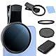 67mm CPL Polarisationsfilter Handy CPL Filter Kompatibel mit iPhone 16 Pro Max 15 14 13, Clip-On HD Cirkular Polfilter Objektivfilter für Smartphones mit Tragetasche und Objektiv-Reinigungstuch