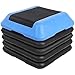 LMEIL Piattaforma Aerobica Step Alto, tavola Aerobica, Pedali Palestra 40 cm, Mini pedane aerobiche quadrate Regolabili Portatili Step Esercizio Trainer Allenamento Fitness Riser Yoga