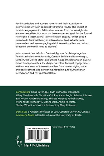 International Law: Modern Feminist Approaches; With a Foreward by Mary Robinson