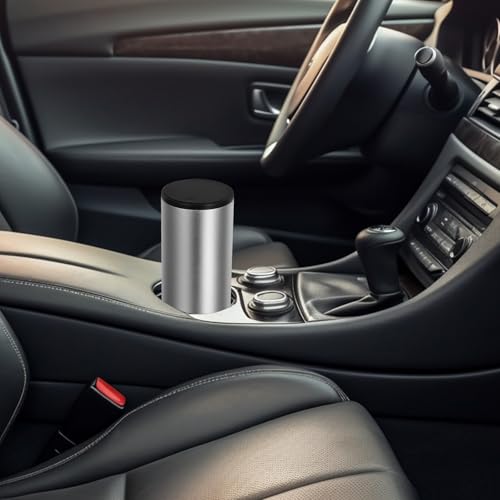 Cubo de basura para coche Zerodeko de aleación de aluminio y apertura manual 5