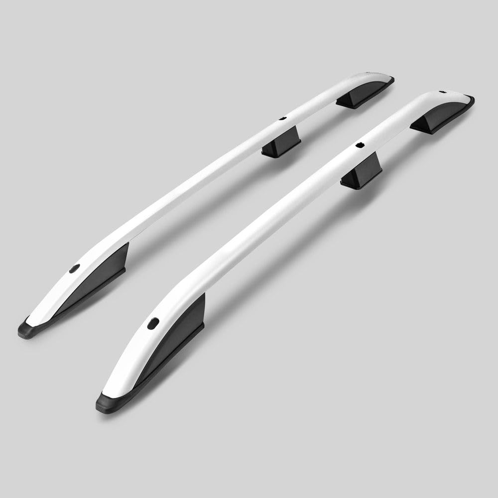 CHROMEMASTER | Barras Portaequipajes, Rieles de Techo Compatible con Porsche Cayenne 2002-2010; Se Utilizan para el Montaje de Portaequipajes de Techo, Cajas de Techo o Portabicicletas; Aluminio