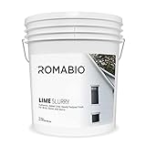 Romabio Lime Slurry, Heavily Textured Slaked-Lime Paint (Avorio White, 4 Gal / 15 Liter)