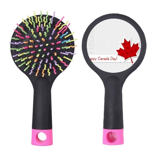 Brosse à cheveux démêlante verticale en érable peigne antistatique cheveux épais