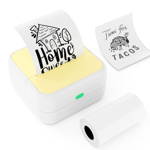 Stampante fotografica Mini stampante tascabile portatile termica istantanea per foto etichettatrice connessione BT compatibile con app supporto per ricevute wireless