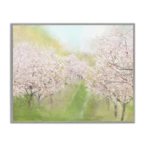 Spring Cherry Blossom Orchard Grove, 16 x 20 Inch Framed Giclée Print