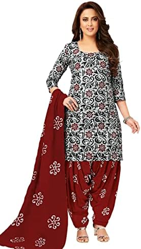 Miraan Women's Cotton Printed Readymade Salwar Suit