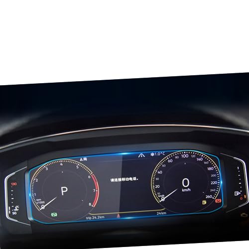 Protector de pantalla premium de vidrio templado para salpicadero de coche VW Tiguan y Atlas