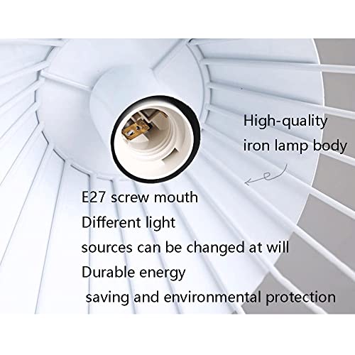 Lampe suspendue macaron E27 lustre en bois et métal