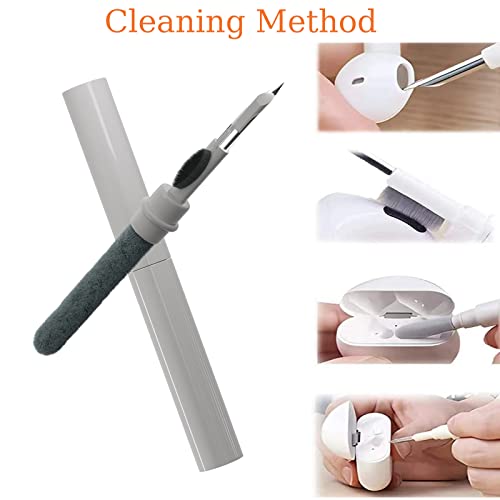 Geeice Airpods 3Rd Generation Case With Cleaner Kit, 2 In 1 Soft Silicone 2021 Airpods 3 Full Protective Cases Cover With Cleaning Pen And Keychain For Women Men Front Led Visible, Deep Blue #TOP5