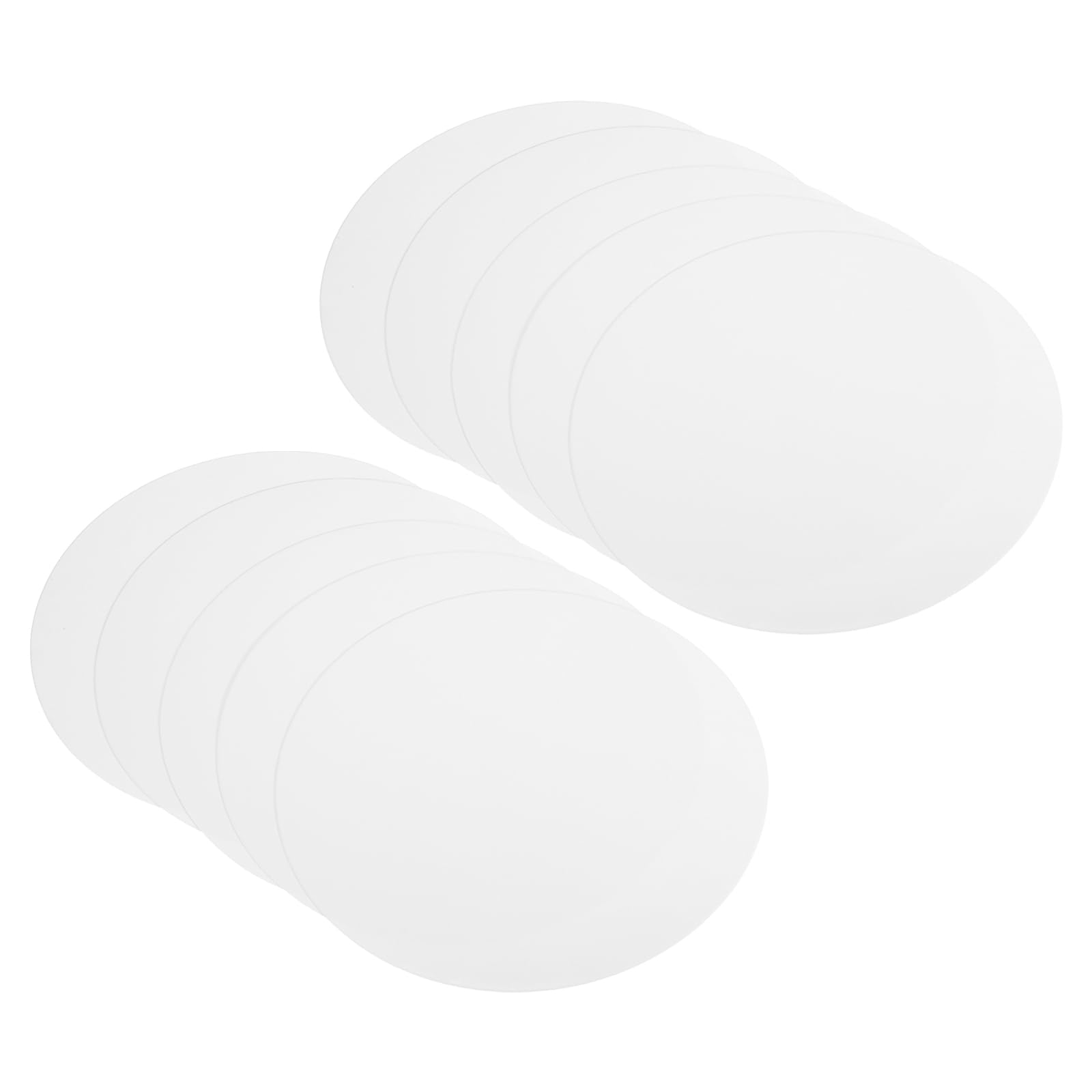 PATIKIL 11.8" Rotondo Cartone Carta, 50pz Bianco Disco Cerchi Fette per Festa Decorazioni Fai da Te Artigianato Arti Disegno Pittura Scrittura, Bianco