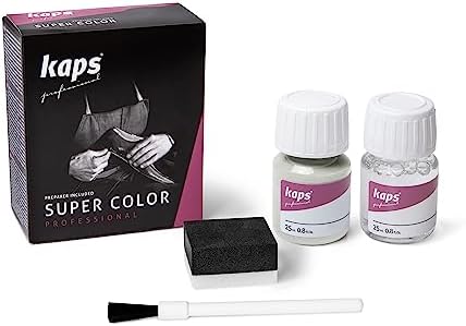 Kaps Super Color z Podkładem - Farba do Butów ze Skóry Naturalnej, Syntetycznej i Tekstyliów, 70 kolorów