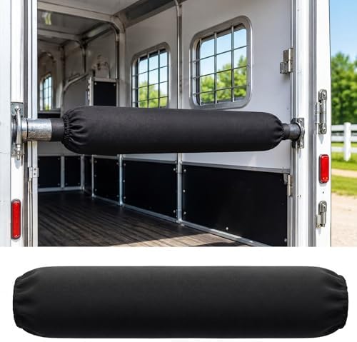 Fiwochic Horse Trailer Chest Butt Bar Cover, Oxford Cloth Waterproof Protector, Snug Fit & Easy Wipe Clean, Quick Installation for Secure Transport
