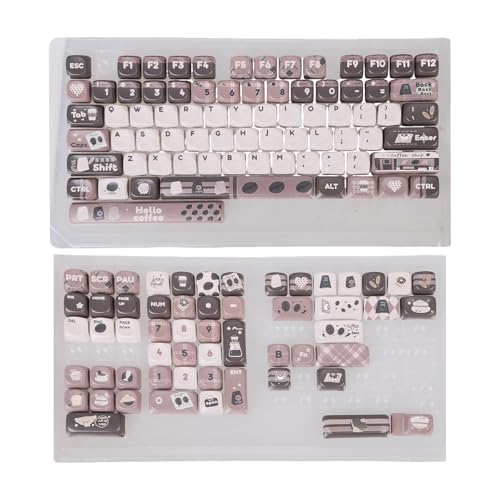 Capuchons de clavier mécanique 131 touches design café pour switch MX et customisation PC