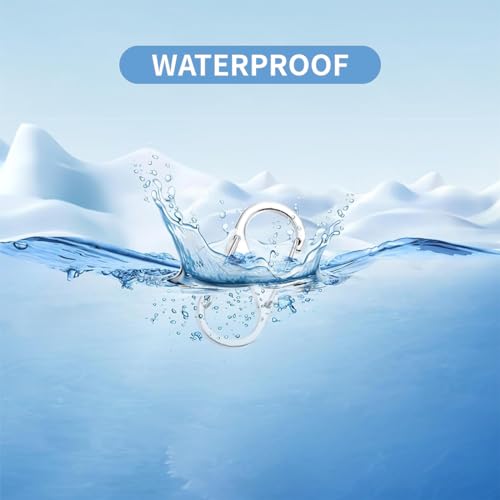 XBFOCNH 10 Pcs S Karabiner,Karabiner Edelstahl,Mini Aluminiumlegierung Karabinerhaken,S-Form Metall Schnalle Doppelkarabiner,für Outdoor-Aktivitäten Camping Wandern Reisen,Silber